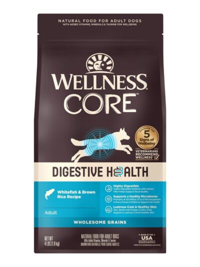Wellness Dog Core Digestive Health Whitefish Recipe 4Lb