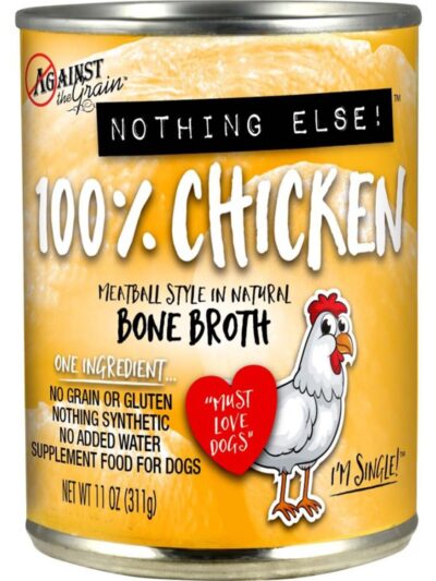 Against the Grain Nothing Else 100% One Ingredient Adult Wet Dog Food Chicken 11oz