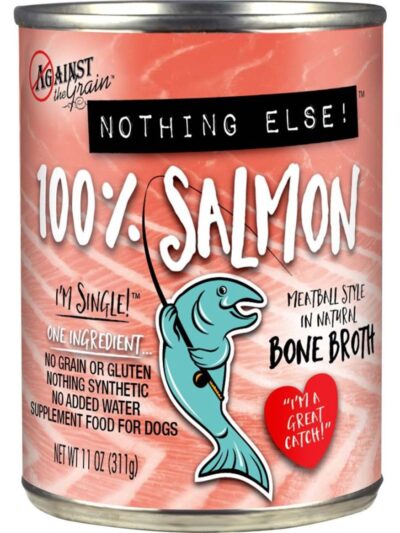 Against the Grain Nothing Else 100% One Ingredient Adult Wet Dog Food Salmon 11oz