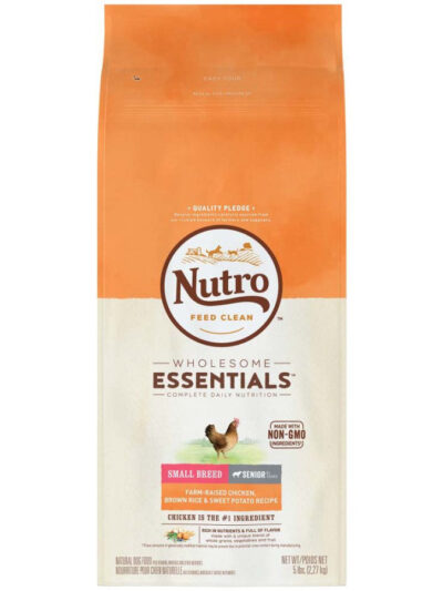 Nutro Products Natural Choice Small Breed Senior Dry Dog Food Chicken & Brown Rice 5lb