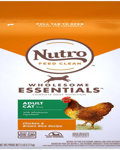 Nutro Products Wholesome Essentials Adult Dry Cat Food Chicken & Brown Rice 5lb