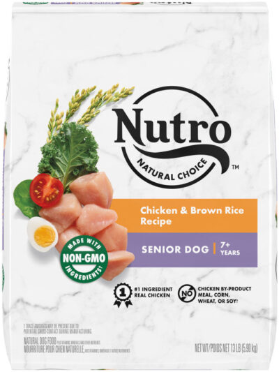 Nutro Products Natural Choice Senior Dry Dog Food Chicken & Brown Rice 13lb