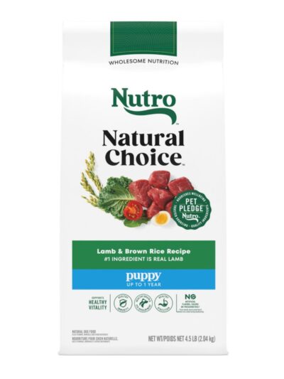 Nutro Products Natural Choice Dry Puppy Food Lamb & Brown Rice 4.5lbs