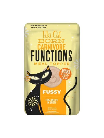 Tiki Pet Cat Born Carnivore Topper Fussy 1.5oz. (Case of 12)