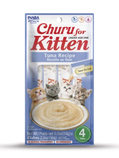 Inaba Churu Kitten Cat 2oz. Tuna (4 Count)