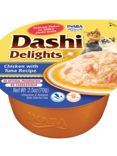 Inaba Dashi Delight 2.5oz. Chicken Tuna (6 count)