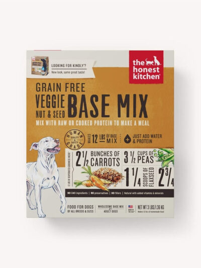 The Honest Kitchen Kindly Veggie; Nut And Seed Grain-Free Dehydrated Dog Base Mix 3 Lbs