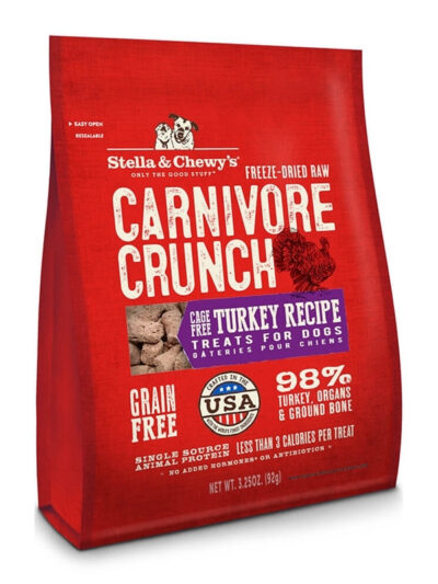 Stella and Chewys Carnivore Crunch -Turkey (3.25 oz.)