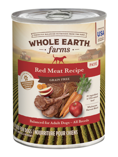 Earth Farms Dog Grain Free Red Meat 12.7oz. (Case of 12)