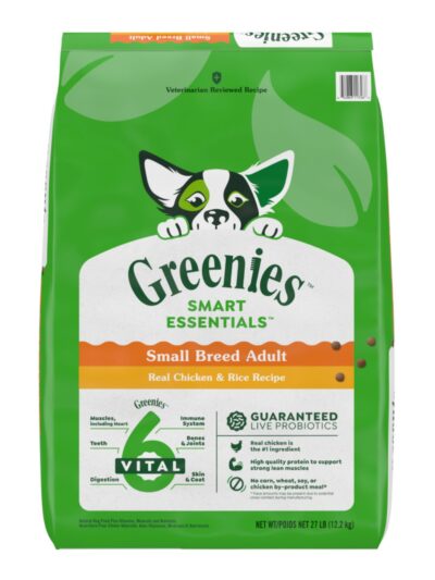 Greenies Smart Essentials Small Breed Dry Dog Food Chicken Rice, 1ea/27 lb