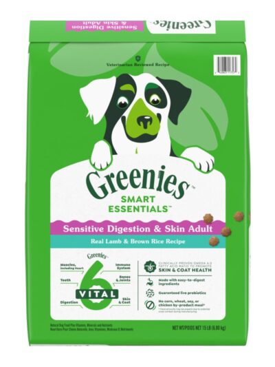 Greenies Smart Essentials Sensitive Digestion Skin Dry Dog Food Lamb, 1ea/15 lb
