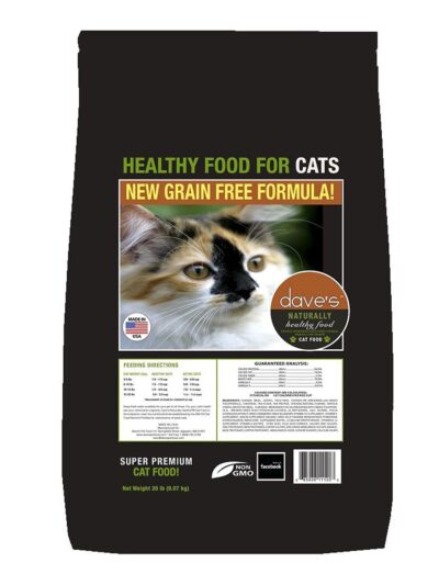 Dave's Pet Food Naturally Healthy Adult Dry Cat Food 20 Lbs.