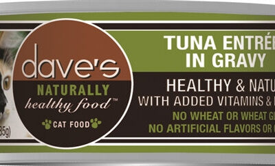 Dave's Naturally Healthy Cat Food; Tuna Entree In Gravy 13.2oz. (Case of 12)