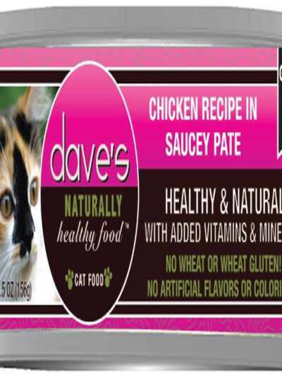 Dave's Cat Grain Free Saucey Chicken N 5.5oz. (Case of 24)
