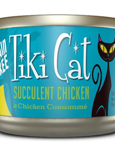 Tiki Pets Cat Luau Puka Succulent Chicken 2.8oz. (Case of 12)