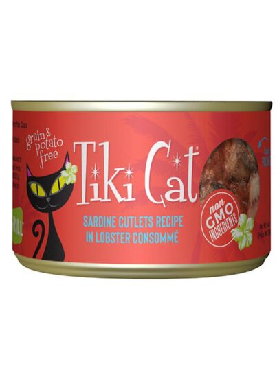 Tiki Pets Cat Hawaiian Grill Bora Bora Sardine Lobster 6oz. (Case of 8)