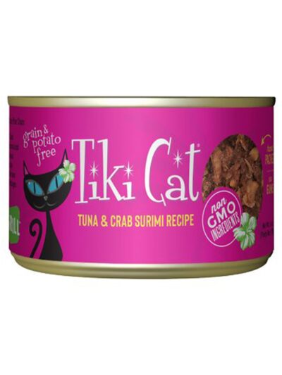 Tiki Pets Cat Lanai Grill Tuna Crab 6oz. (Case of 8)