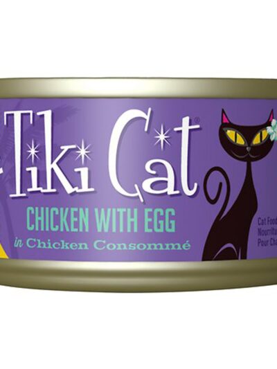 Tiki Pets Cat Koolina Luau Chicken and Eggs 2.8oz. (Case of 12)