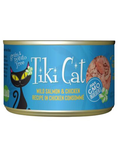 Tiki Pets Cat Napili Luau Salmon and Chicken 6oz. (Case of 8)