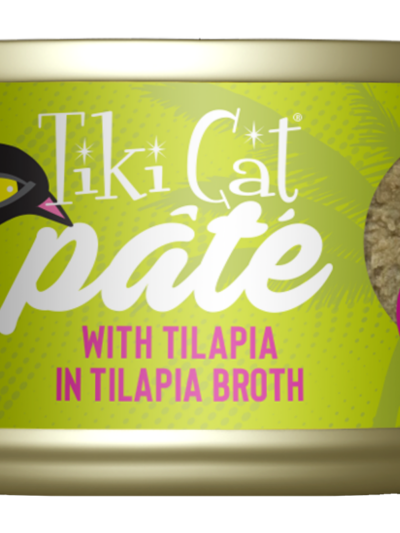 Tiki Pet Cat Luau Pate Tilapia 2.8oz. (Case of 12)