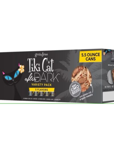 Tiki Pet Cat After Dark Pate 5.5Oz Variety Pack