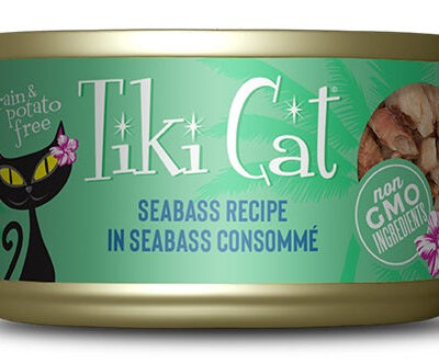 Tiki Pet Cat Oahu Luau Seabass 2.8oz. (Case of 12)