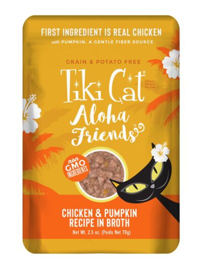 Tiki Pets Cat Aloha Chicken Pumpkin 2.5oz.(Case of 12)