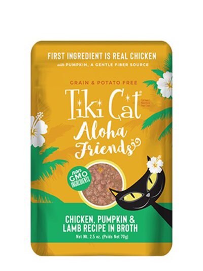 Tiki Pets Cat Aloha Chicken Pumpkin and Lamb 2.5oz. (Case of 12)