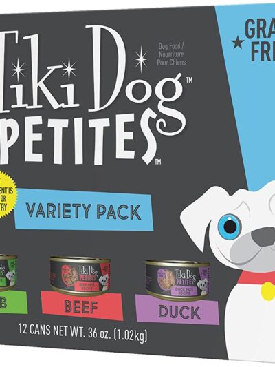Tiki Pets Dog Petite Pate Lamb 3oz. (Case of 12)