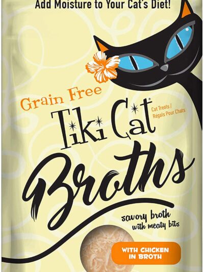 Tiki Pets Cat Chicken in Broth 1.3oz. Pouch (Case of 12)
