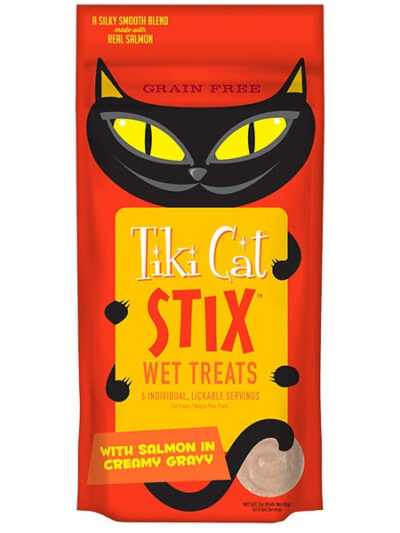 Tiki Pet Cat Stix Mousse Salmon 3oz. (Case of 12)