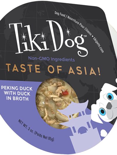 Tiki Pets Dog Gourmet Asia Chicken 3oz. (Case of 4)