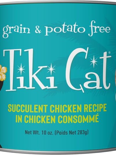 Tiki Pets Cat Puka Puka Luau Succulent Chickenn 10oz. (Case Of 4)