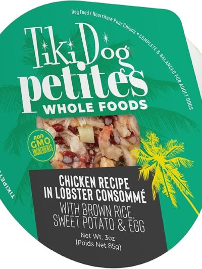 Tiki Pet Dog Luau Chicken Lobster Consomme 3oz. (Case of 4)