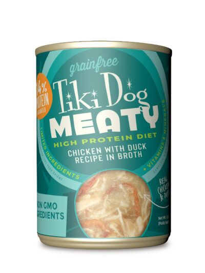 Tiki Pet  Dog Meaty Chiken  12oz. (Case Of 8)