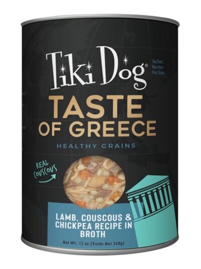 Tiki Pet Dog Gourmet Greek Lamb 12oz. (Case of 8)