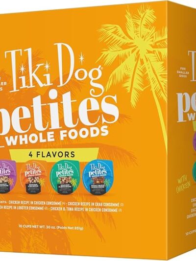 Tiki Pet Dog Wholefoods 3oz. Variety Pack (Case of 10)
