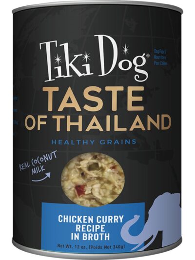 Tiki Pet Dog Taste Of The World Thailand Chicken 12oz. (Case of 8)