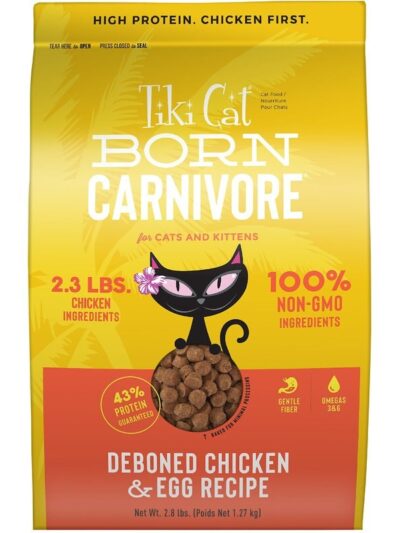 Tiki Pet Cat Carnivore Grain Free Chicken and Egg 2.8lbs.