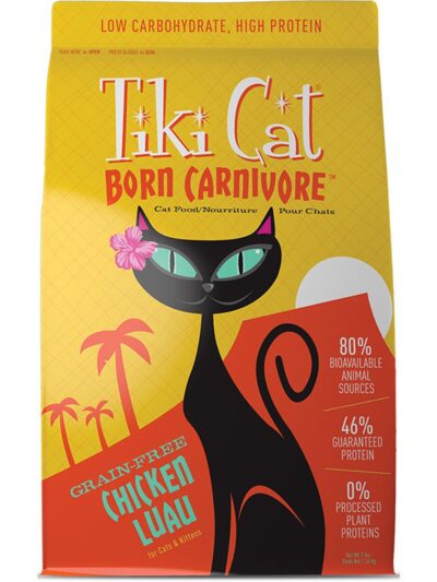 Tiki Pet Cat Carnivore Grain Free Chicken and Eggs 11.1Lb
