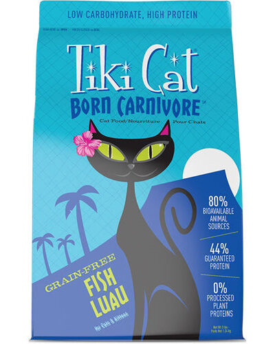 Tiki Pet Cat Carnivore Grain Free Herring and Salmon 11.1Lb