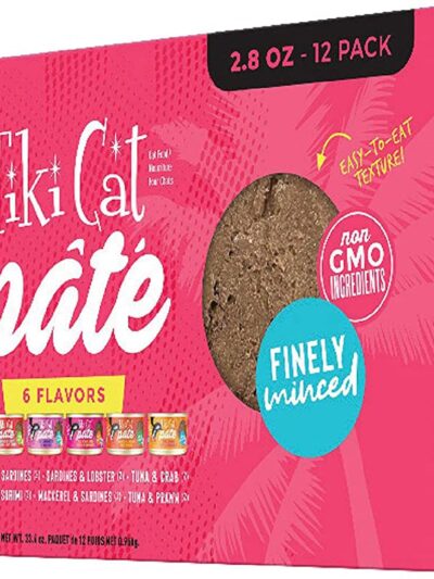 Tiki Pets Cat Grill Pate 28oz. Variety Pack (Case of 12)