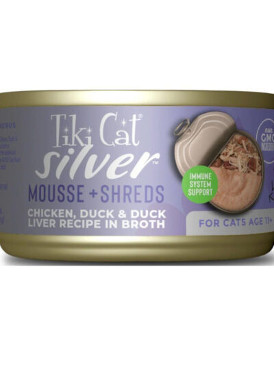 Tiki Pet Cat Silver Chicken and Duck 2.4oz. (Case of 12)