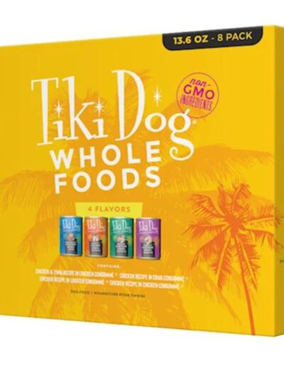 Tiki Pet Dog Whole Food 13.6oz. Variety Pack (Case of 8)