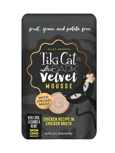 Tiki Pet Cat After Dark Mousse Chicken 2.8oz. (Case of 12)