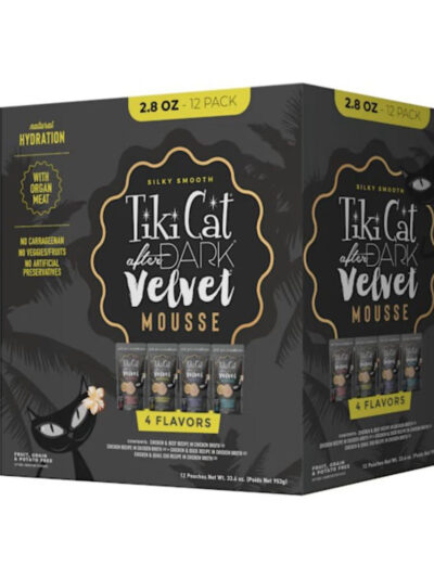 Tiki Pet Cat After Dark Mousse 2.8oz. Variety Pack (Case of 12)