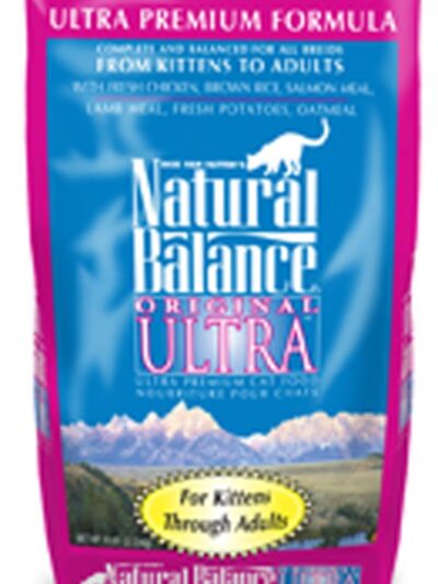 Natural Balance Pet Foods Original Ultra Premium Whole Body Health Dry Cat Food Chicken Meal & Salmon Meal 1ea/6 lb