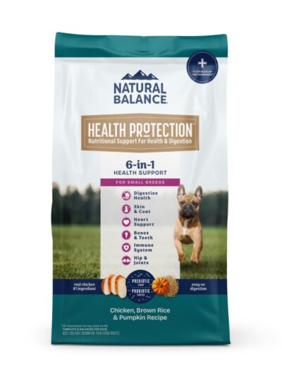 Natural Balance Pet Foods Health Protection Small Breed Dry Dog Food Chicken, Rice & Pumpkin 4lb