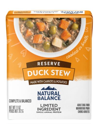Natural Balance Pet Foods Limited Ingredient Reserve Stew Wet Dog Food Duck 11oz