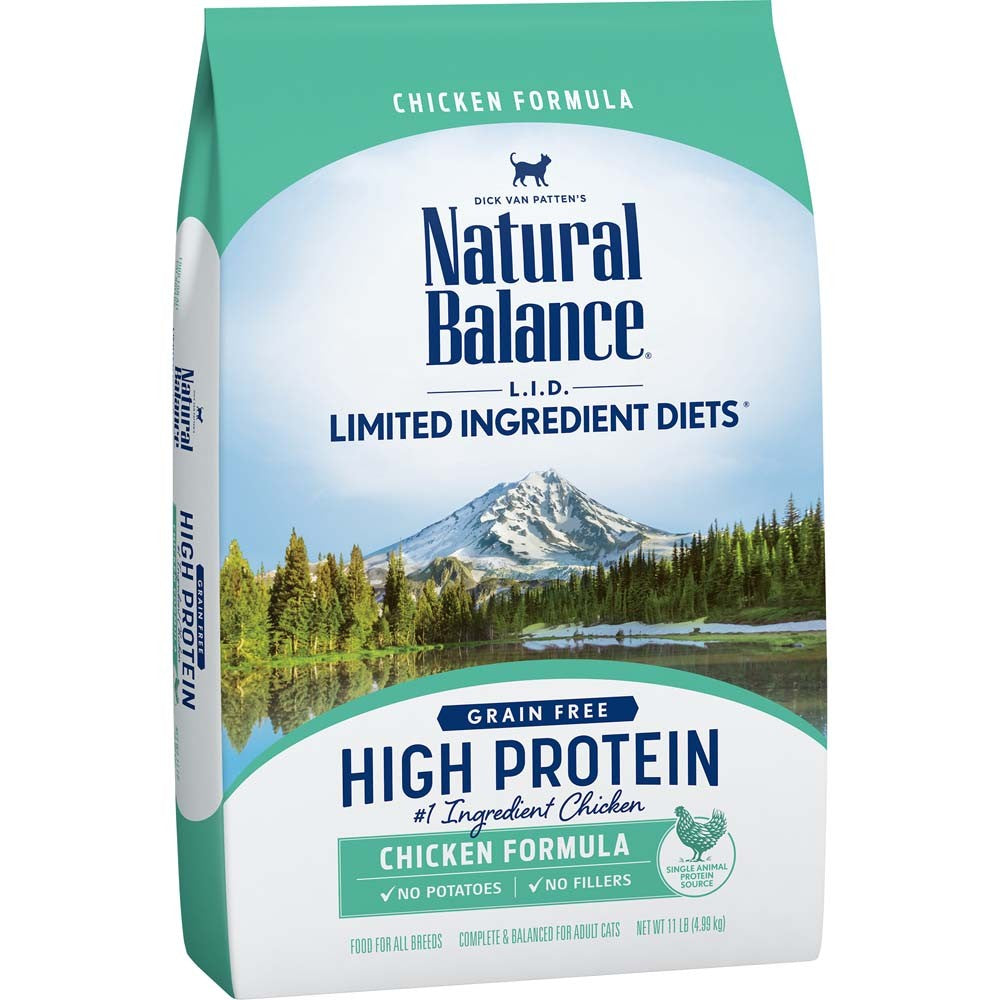 Natural Balance Pet Foods L.I.D. High Protein Dry Cat Food Chicken 11lb